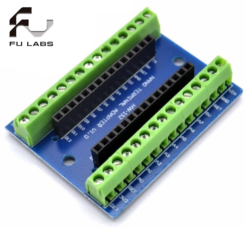 NANO V3.0 3.0 Controller Terminal Adapter Expansion Board NANO IO Shield Simple Extension Plate For Arduino AVR ATMEGA328P