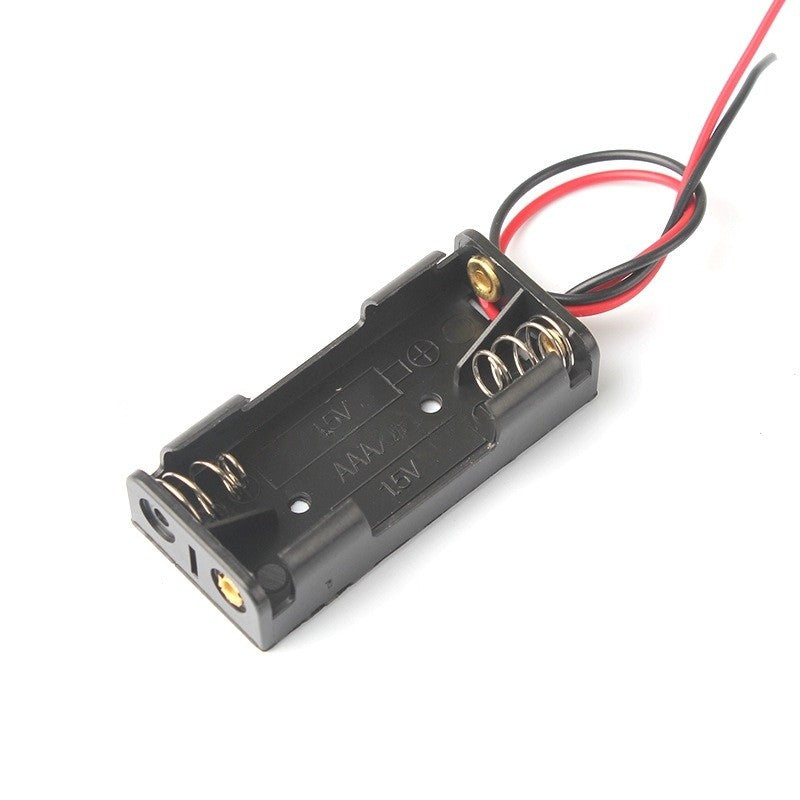 AAA Size 1/2/3/4 Slot Battery Holder Storage Box Case with Wire Lead