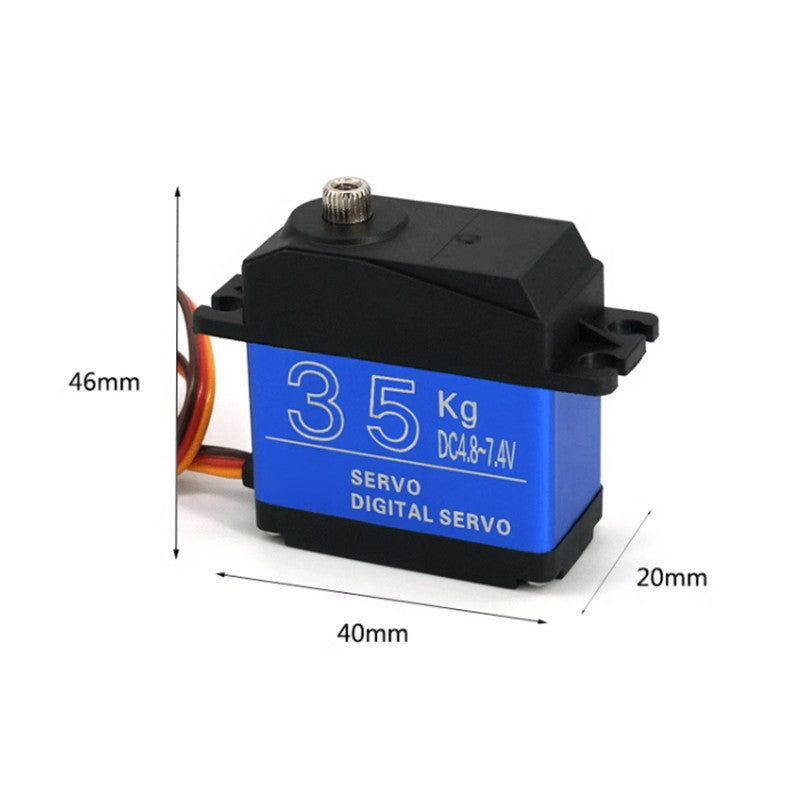 High Torque Metal Gear Digital Servo 20KG 25KG 30KG 35KG Robot Arm Robot 180 degrees Robot Arm Robot