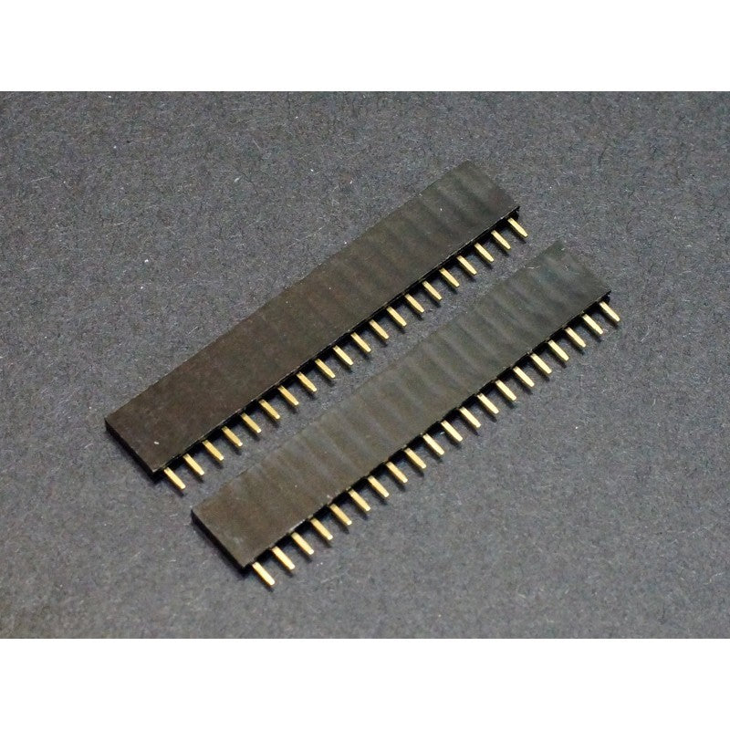 1Pcs Single Row Pin Female Header 2.54Mm 2 3 5 6 8 10 15 16 19 40 Straight Strip Pcb