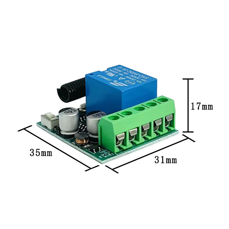 433mhz Wireless Remote Control Switch Dc 12v 1ch Relay Receiver Module Diy Rf Ev1527 Transmitter