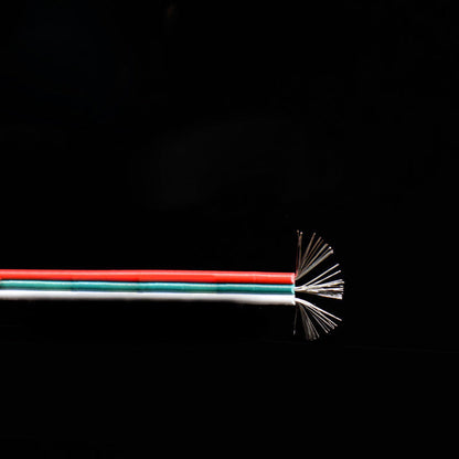 12V RGB 2P/3P/4 Cores LED Strip Extension Wire 1M