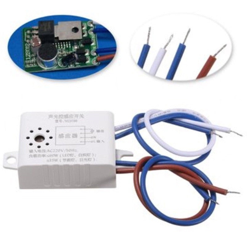 Auto On Off Intelligent Switch Delay 220V Module Detector Sound Voice Sensor Light Street Lighting Activated Switch