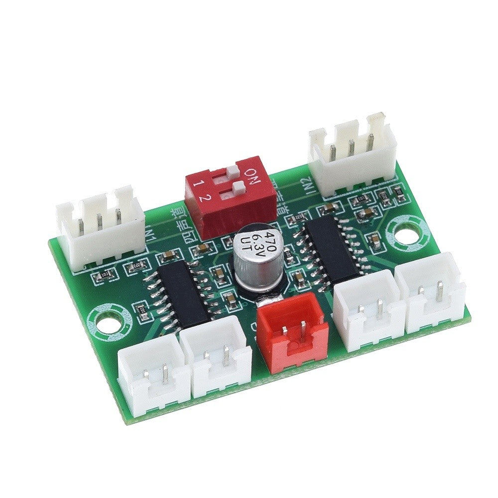 XH-A156 Mini PAM8403 Digital Audio Amplifier Board 4 Channels 3W*4 DC 5V Stereo Sound AMP with Cable For Speaker