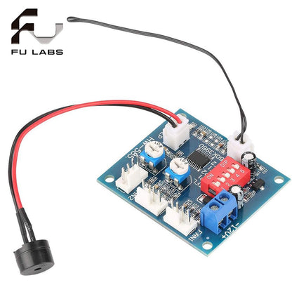 Four-wire PWM fan thermostat computer cooling, fan temperature control module automatic temperature control speed DC 12V