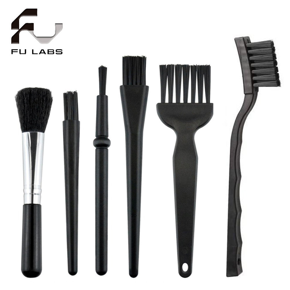 Anti-static mobile phone computer motherboard keyboard dust removal brush PCB board industrial crank brush