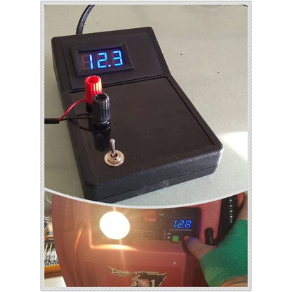DC 5V-120V Digital Voltmeter Panel Gauge 2 Wires 0.56 inch LED Mini Voltage Meter Table Red Green Blue Display