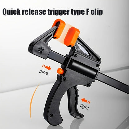 F Clamp Set, Heavy-Duty Quick Release Bar Clamps for Woodworking and DIY Projects 4/6/8Inch
