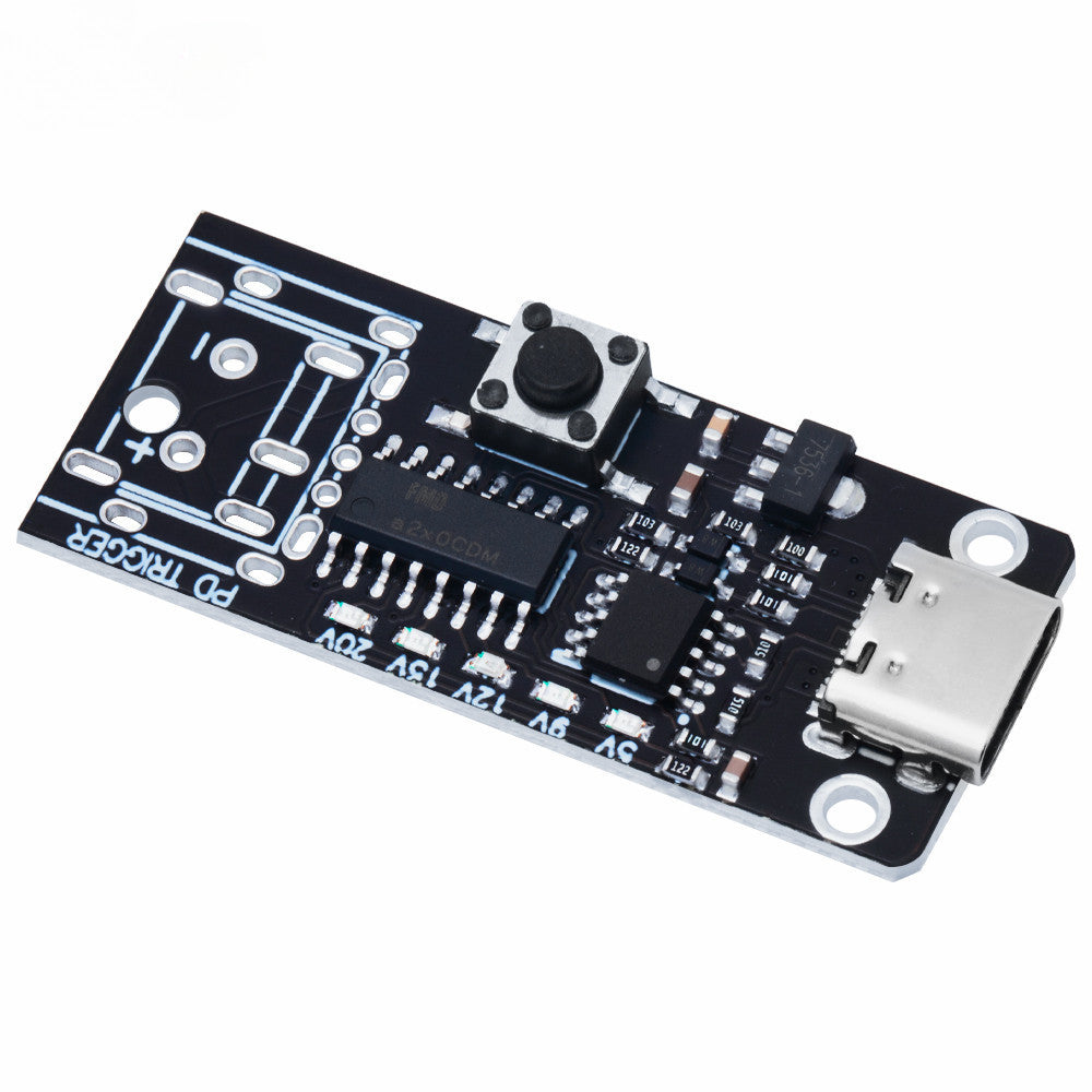 100W 5A USB-C Fast Charge Trigger Board Module PD/QC Decoy Board Fast Charge USB Type-c PD 2.0 3.0 Power Delivery Boost Module