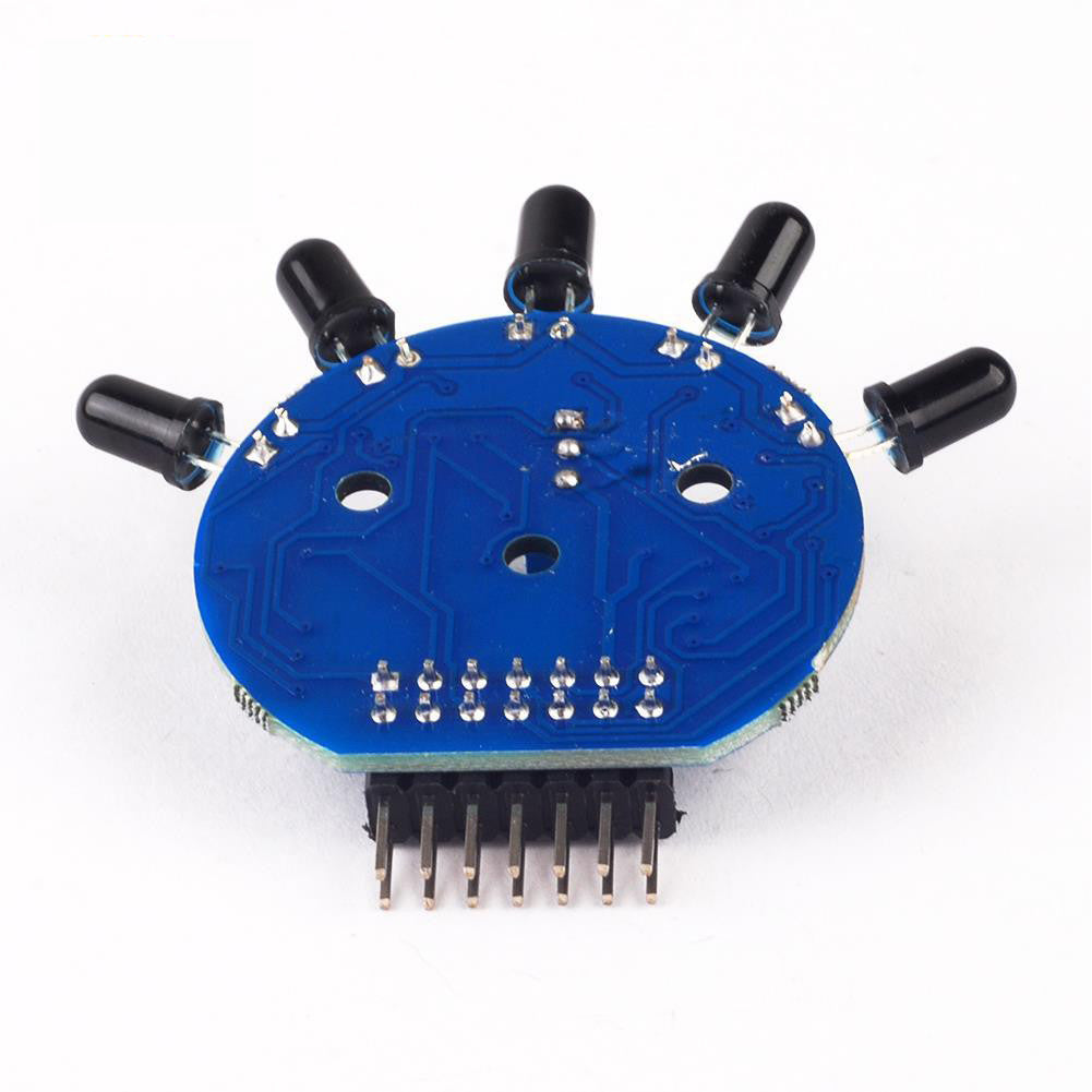 Fulabs 5 Way Flame Sensor Module 5 Road Digital Analog Signal Dual Output Fire Detection Sensor Module for arduino DIY Kit