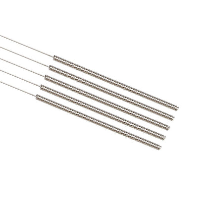 Fulabs 5Pcs Stainless Steel Cleaning Needle 0.15mm 0.25mm 0.3mm 0.35mm 0.4mm Part Drill For V6 Nozzle 3D Printers Parts