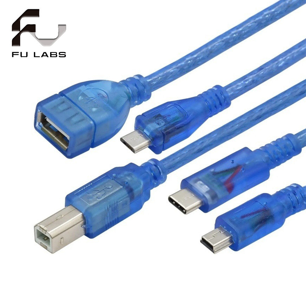 TYPE-C / Mini / Micro / Square USB Cable for Arduino for UNO R3,Mega 2560,Nano,Due R3,Leonardo,Pro micro,Pro Mini Board 30CM