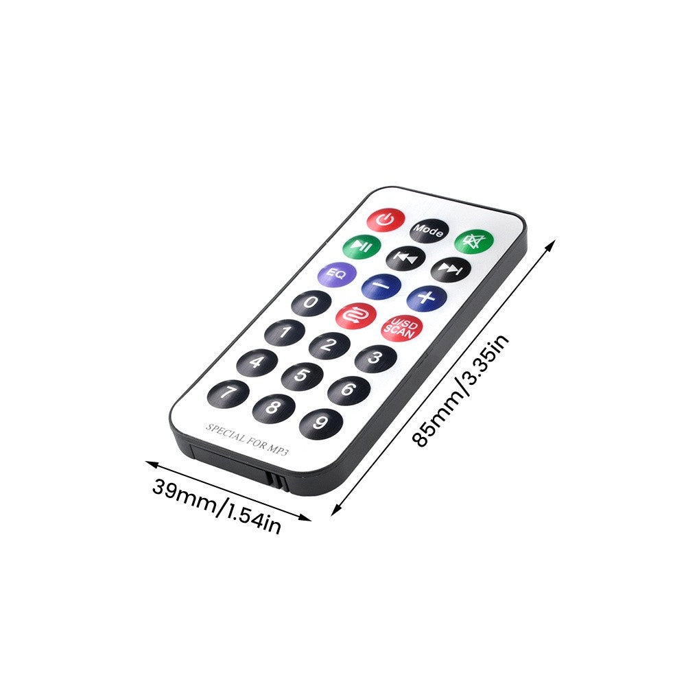 1pcs MP3 Bluetooth Amplifier Decoder Board 2 * 3W With Microphone Jack MIC Bluetooth 5.3 Lossless U disk TF Card AUX Player