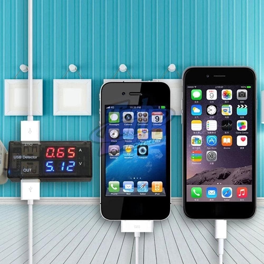 USB current and voltage detector tester USB meter voltage meter tester double table display battery voltage monitor