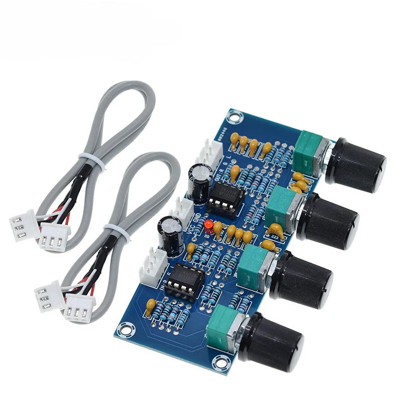 XH-A901 NE5532 Tone Board Preamp Pre-amp With Treble Bass Volume Adjustment Pre-amplifier Tone Controller For Amplifier Board