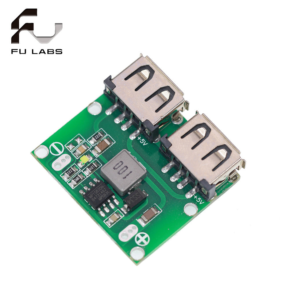 9V 12V 24V to 5V DC-DC Step Down Charger Power Module Dual USB Output Buck 3A Car Charging Charge