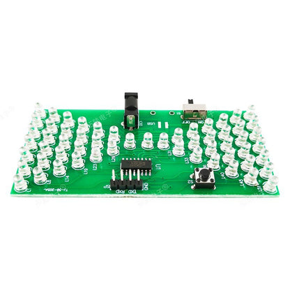 Fulabs Electronic Hourglass DIY Kit Funny Electric Production Kits Precise With LED Lamps Double Layer PCB Board 84*40mm