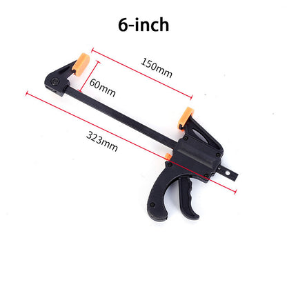F Clamp Set, Heavy-Duty Quick Release Bar Clamps for Woodworking and DIY Projects 4/6/8Inch
