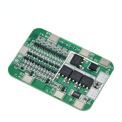 6S 15A 24V PCB BMS Protection Board For 6 Pack 18650 Li-ion Lithium Battery Cell Module
