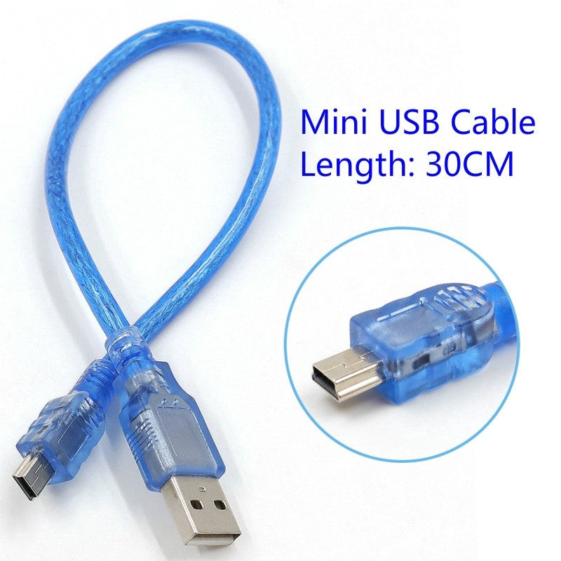 TYPE-C / Mini / Micro / Square USB Cable for Arduino for UNO R3,Mega 2560,Nano,Due R3,Leonardo,Pro micro,Pro Mini Board 30CM