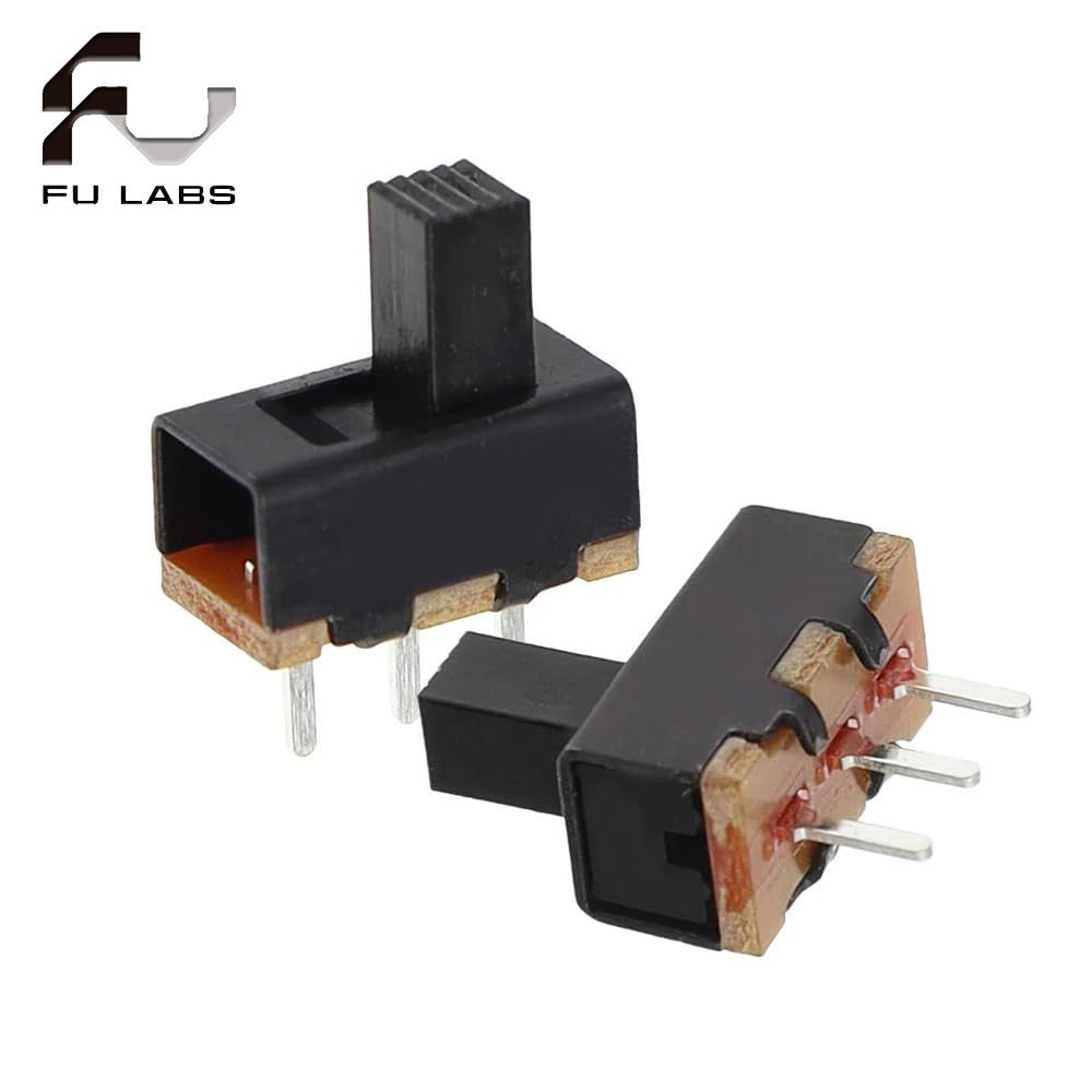 10PCS SS12F17 Toggle Switch 3 Pin 2 Files SS12F17G2 Handle High 5mm Slide Switch DIP