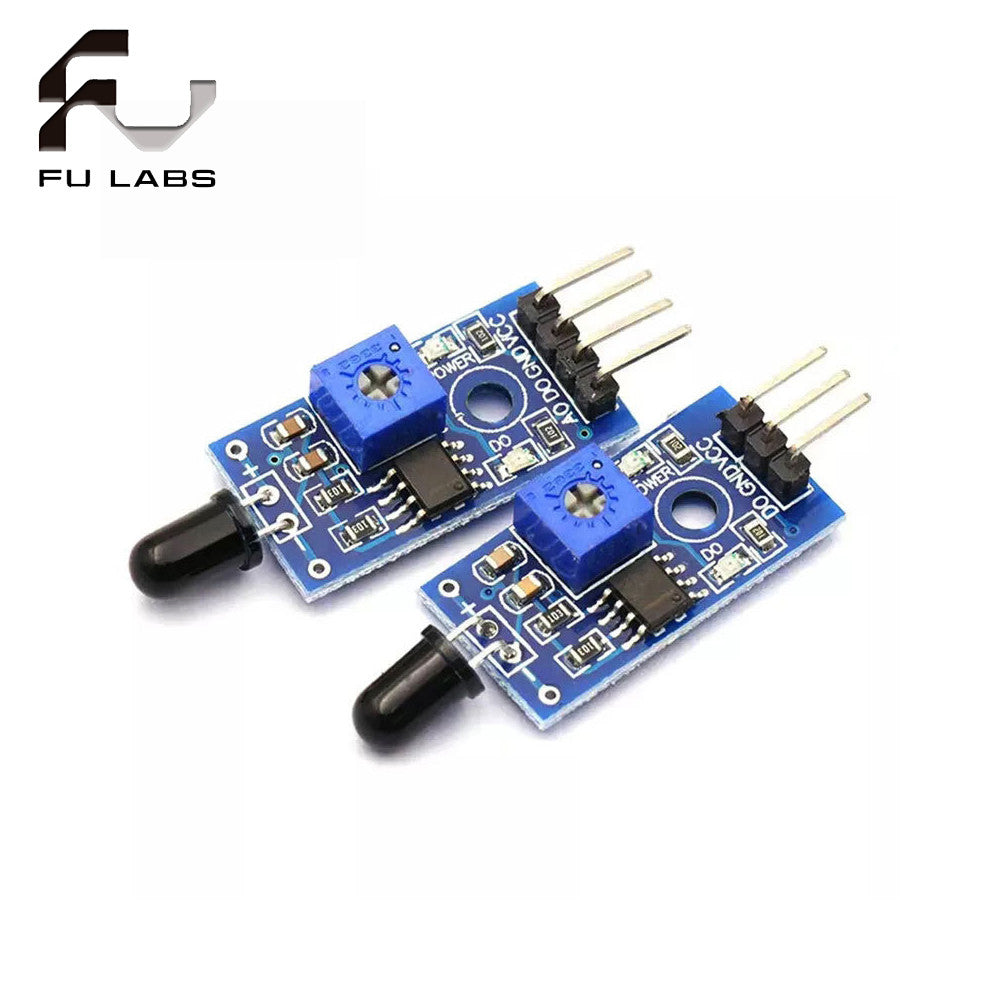 4Pin/3Pin Flame Sensor Module for Arduino Fire Detection – Fu-labs