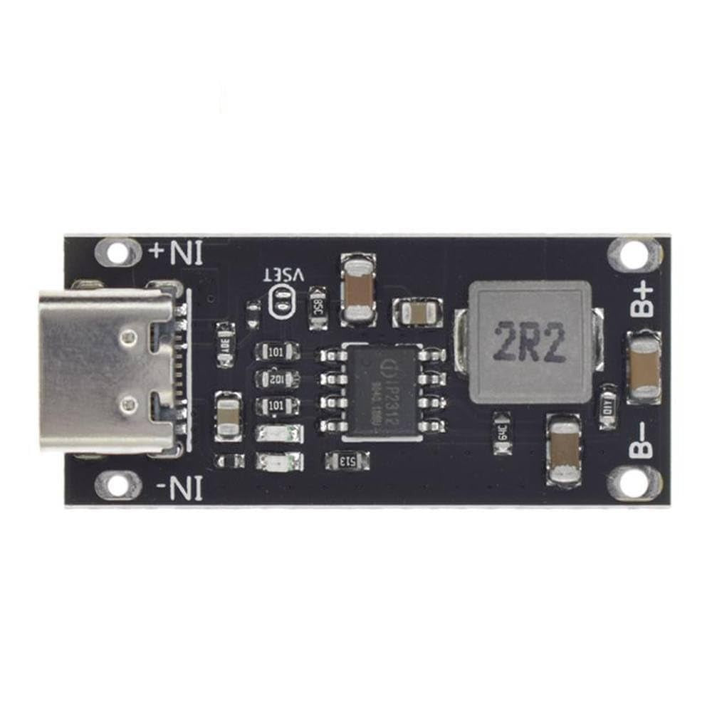 Type C USB Input High Current 3A Polymer Ternary Lithium Battery Quick Fast Charging Board IP2312 CC/CV Mode 5V To 4.2V