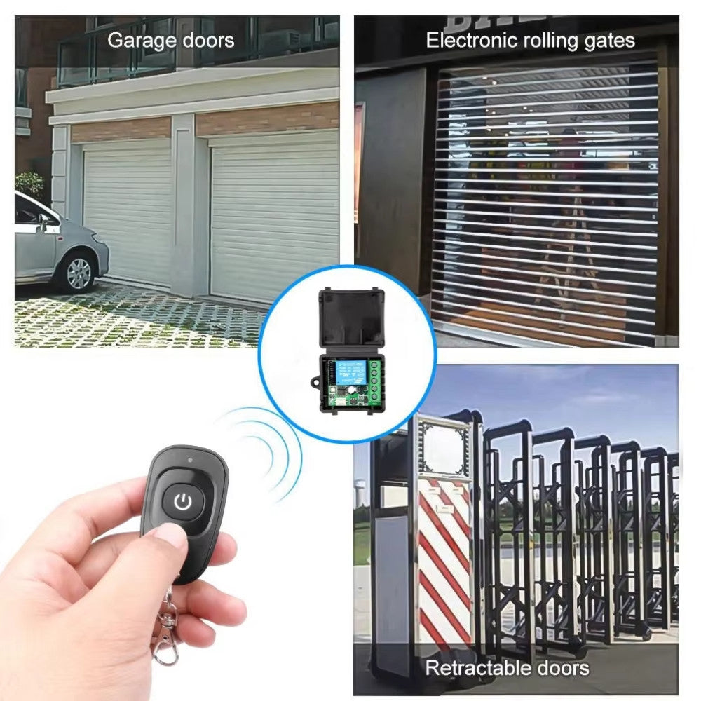 433mhz Wireless Remote Control Switch Dc 12v 1ch Relay Receiver Module Diy Rf Ev1527 Transmitter