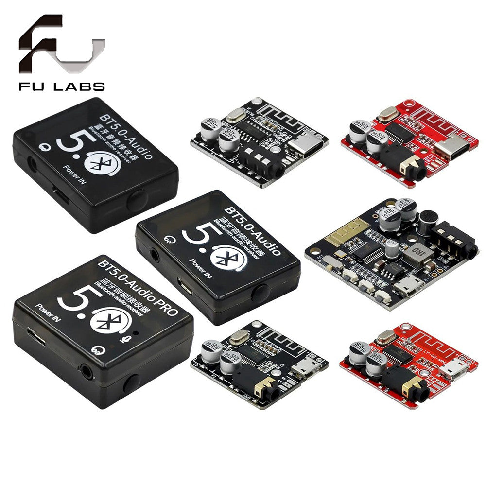 VHM-314 Bluetooth Audio Receiver Board Bluetooth 5.0 4.1 MP3 Lossless Decoder Board Wireless Stereo Music Module DIY Micro / Type-C USB 3.7V-5V