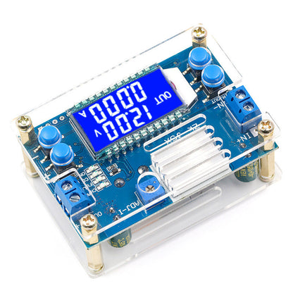 5A Step Down Buck Converter Power Supply Module Voltage Regulator Transformer with Case Heatsink DC 6.5-36V to 1.2-32V