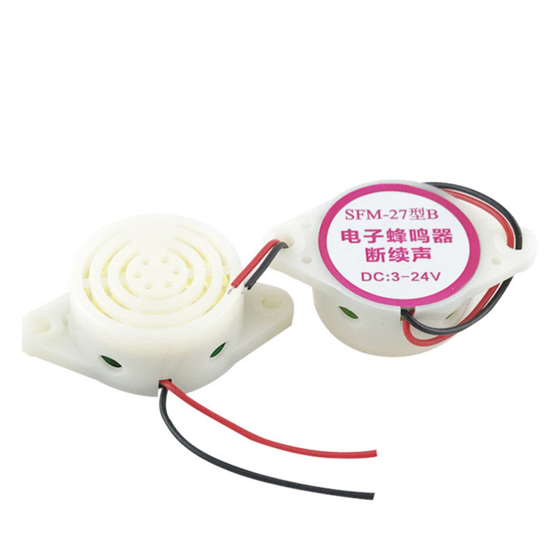SFM-27 I 95DB Alarm High-decibel 3-24V 12V Electronic Buzzer Beep Alarm Intermittent Continuous Beep for Arduino