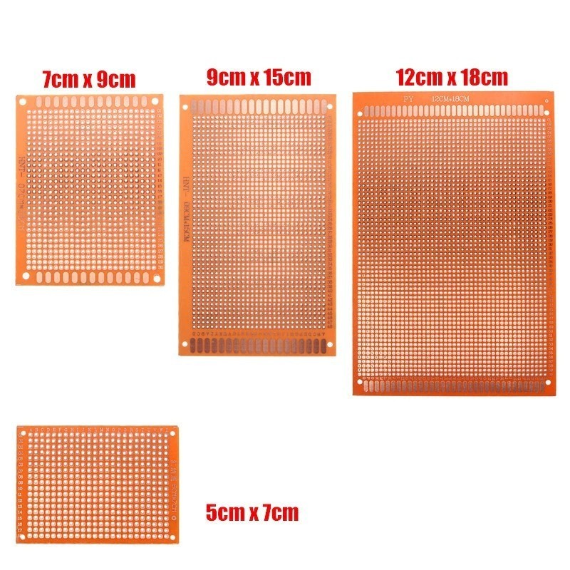 Bakelite universal board 5*7 7*9 9*15 10*15 12*18 universal board PCB circuit board perforated board
