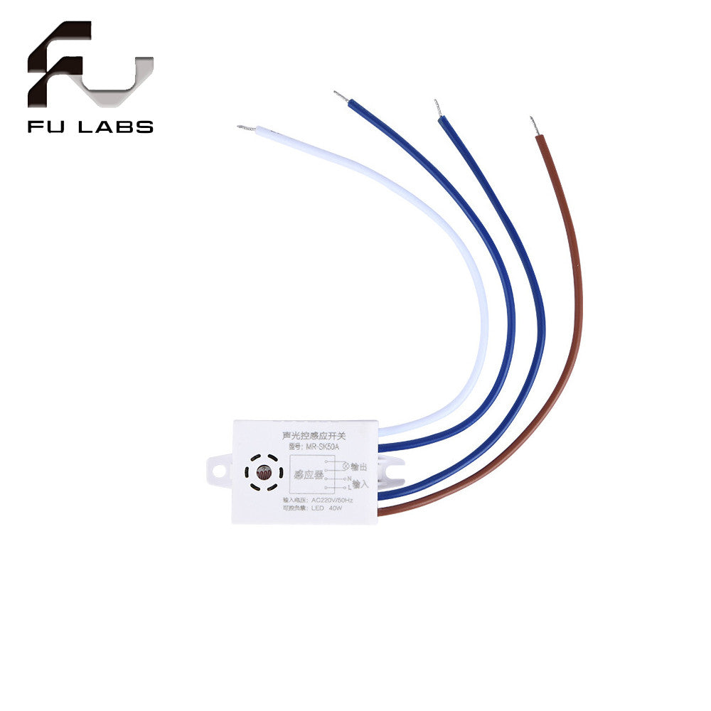 Auto On/Off Intelligent Sound Sensor Switch Module 220V – Fu-labs