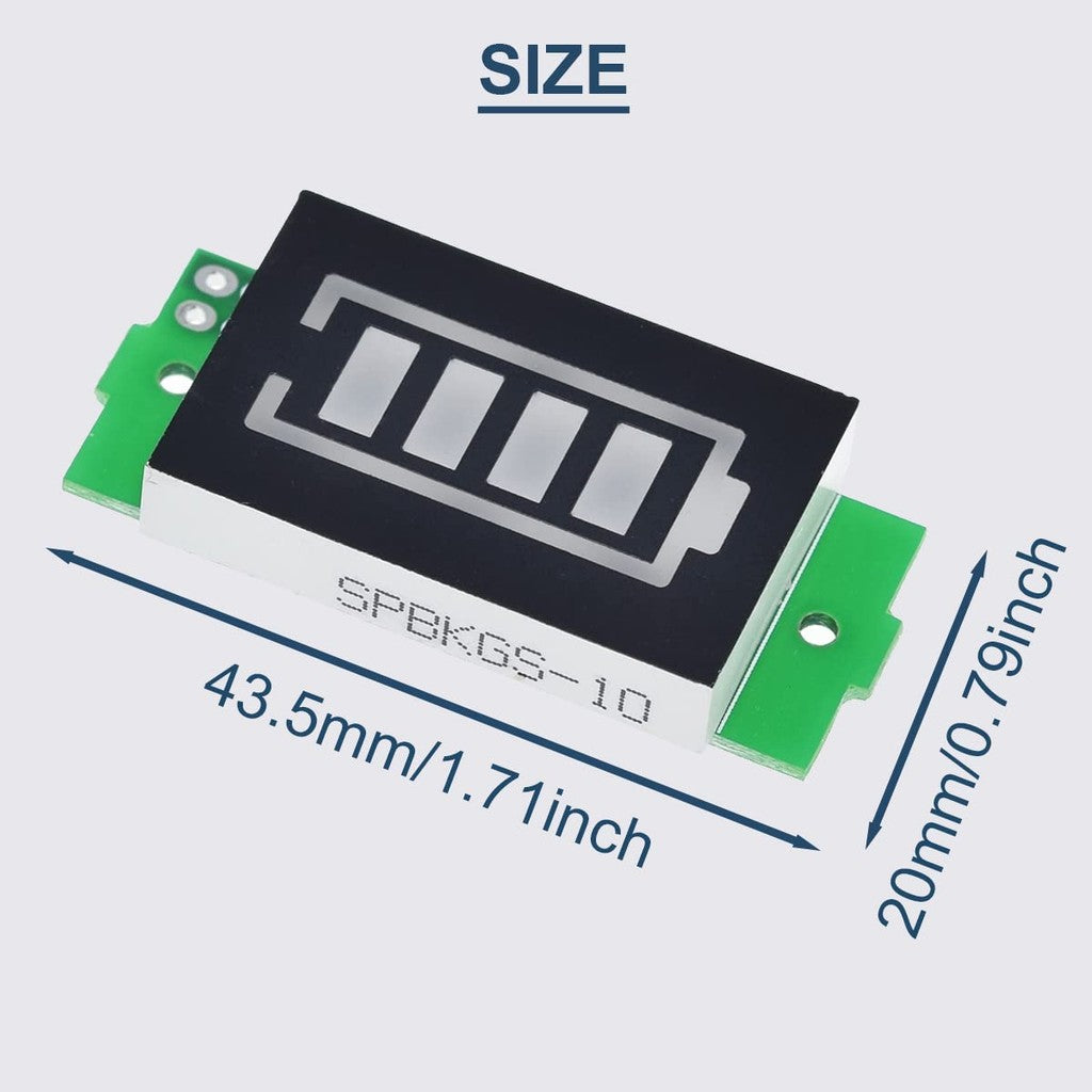 1/2/3/4/5/6/7/8S Lithium Battery Capacity Indicator Module Blue Green Display Electric Vehicle Battery Power Tester 3.7V Li-ion