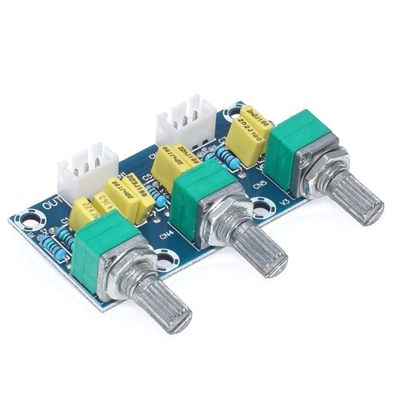 XH-M802 Amplifier Board High and Low Voltage Mixer Tone Board Volume Control Subwoofer PCB Adjustment Amplificador