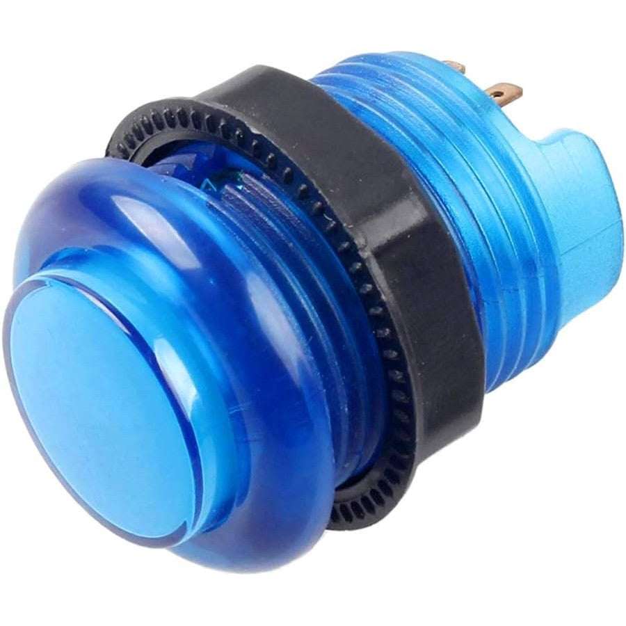 5X 30mm Arcade LED Lights Push Button Built-in Switch 5V Illuminated Buttons for Arcade Machine Games DIY Kit Parts Jamma Mame Raspberry Pi 1 2 3, 5 Colors