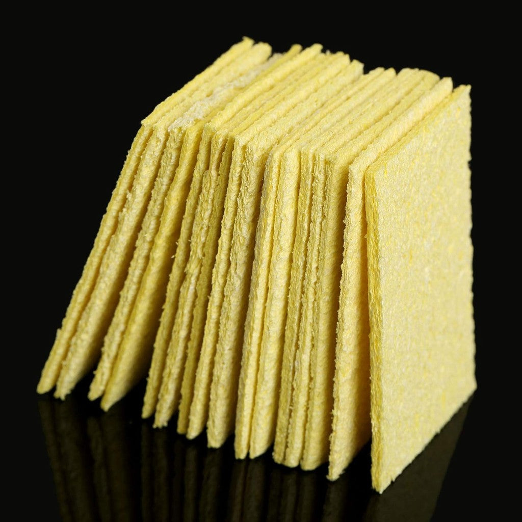 5Pcs 5X3.5CM Soldering Sponge Solder Iron Tip Cleaning High Temp Diy Electronics Electrical