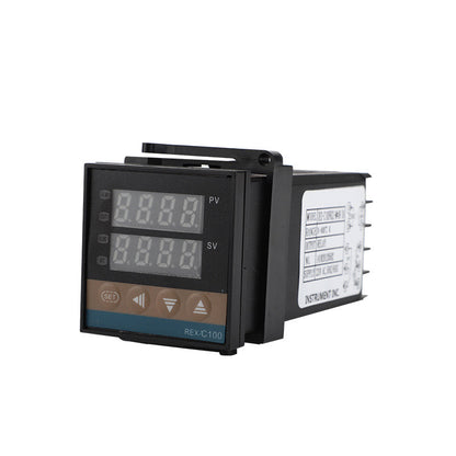 Digital Rex-C100 Lcd Pid Temperature Controller Set Ssr K Type Thermocouple