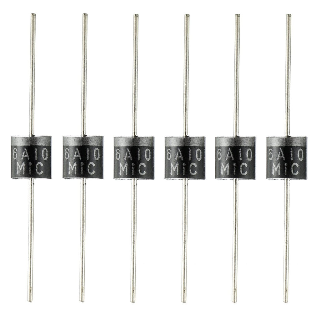 50Pcs Diode 1N4001 1N4004 1N4005 1N4007 6A10 10A10 20A10 1N5404 1N5408 1N5817 1N5819 1N5822 1N5824 UF4007 FR107 FR207 FR307 RL207 SR5100 Full Values