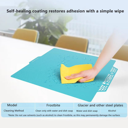 BIQU Panda Build Plate CryoGrip Pro Frostbite Glacier Matte + glossy for Bambu Lab X1 P1 A1 series 3D Printer