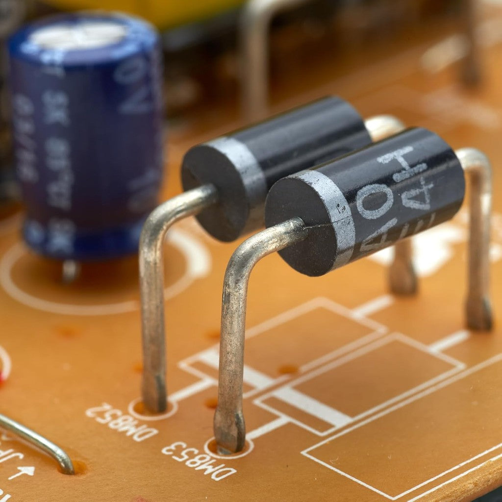 50Pcs Diode 1N4001 1N4004 1N4005 1N4007 6A10 10A10 20A10 1N5404 1N5408 1N5817 1N5819 1N5822 1N5824 UF4007 FR107 FR207 FR307 RL207 SR5100 Full Values