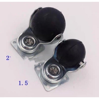 1 inch 1.5 2 2.5 3inch Ball Caster Wheel / rubber Caster /universal office chair Wheel Swivel (With Lock & Without Lock)