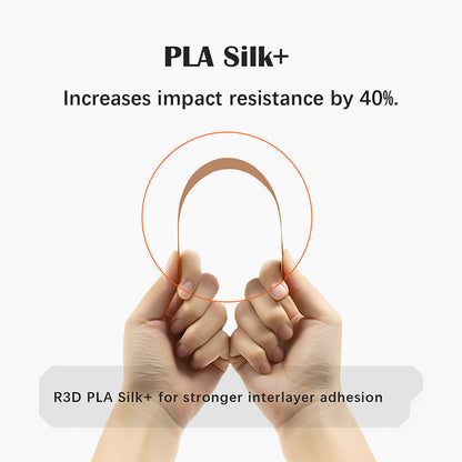 R3D PLA SILK+ 3D Printer filament 1.75mm 1kg / roll Filament 3D Printing Material for 3D Printer