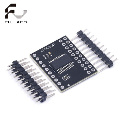MCP23017 Serial Interface Module IIC I2C SPI Bidirectional 16-Bit I/O Expander Pins 10Mhz Serial Interface Module