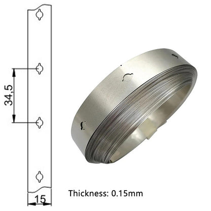 1 METER 0.15mm Thickness 32650 Lithium Battery Connector Nickel Strip 32700 Lifepo4 Battery Pack Connector Nickel-Plated Steel Strip