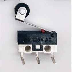 125V 1A 3 Terminals Momentary 11.5mm Lever Arm Micro Switch Black KW10