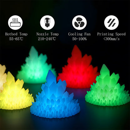 R3D PLA Ultra-Glow 3D Printer filament 1.75mm 1kg Luminous Filament 3D Printing Material for 3D Printer