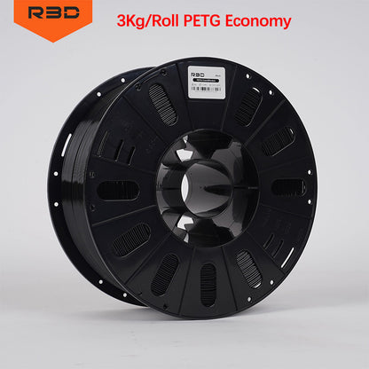 3kg/Roll R3D PETG 3D Printer filament Economy 1.75mm  Filament 3D Printing Material for 3D Printer