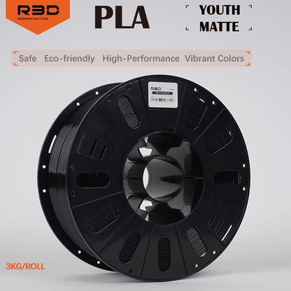 R3D 3KG/ROLL PLA MATTE 3D Printer filament 1.75mm Filament 3D Printing Material for 3D Printer PLA YOUTH