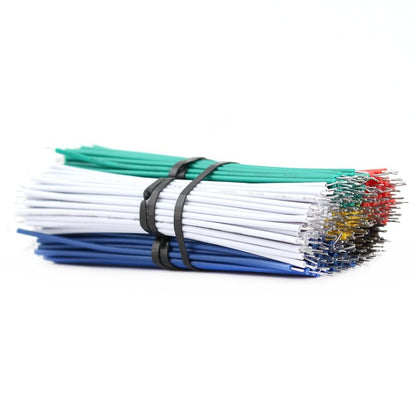 20PCS Tin-Plated Breadboard PCB Solder Cable 24AWG 10Cm Fly Jumper Wire Tin Conductor Wires 15cm